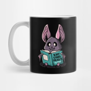 Scary Stories for Bats Book Worm by Tobe Fonseca Mug